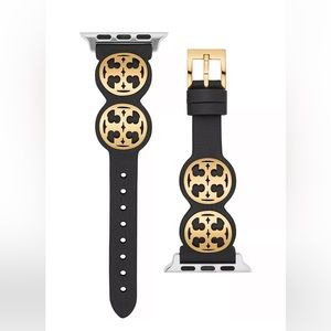 Miller Band for Apple Watch®, Black leather, 38 MM – 40 MM, gently used.